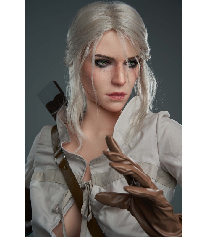 Game Lady Ciri Full Silicone Doll - 168 cm Realistic Figure