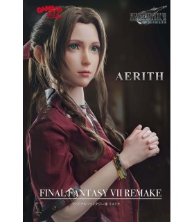 Game Lady Full Silicone Doll Aerith 168 cm inspiration Head