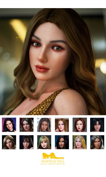 Premium Irontech Dolls Full Silicone Heads for Realistic Experience