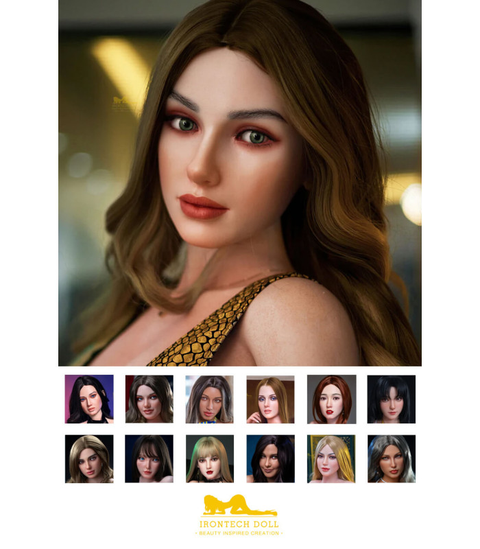 Premium Irontech Dolls Full Silicone Heads for Realistic Experience