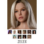 Zelex Silikon Dolls Kopf mit beweglichen Kiefer und Oral Funktion - princessdolls.ch