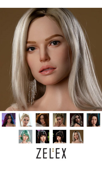 Zelex Silikon Dolls Kopf mit beweglichen Kiefer und Oral Funktion - princessdolls.ch