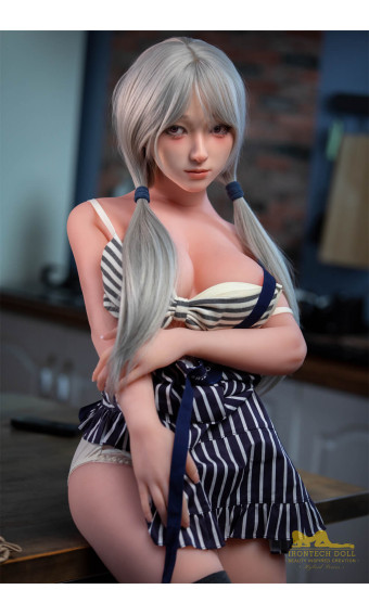 Irontech Hybrid Sex Doll Miyuki with Silicone Head and TPE Body 154 cm