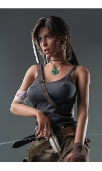 Game Lady Full Silicone Doll Lara 166 cm - Bewegliche Kiefer Version