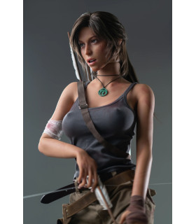 Game Lady Full Silicone Doll Lara 166 cm - Movable Jaw Version