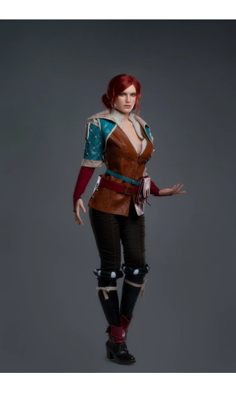 Game Lady Triss Outfit und Schuhe