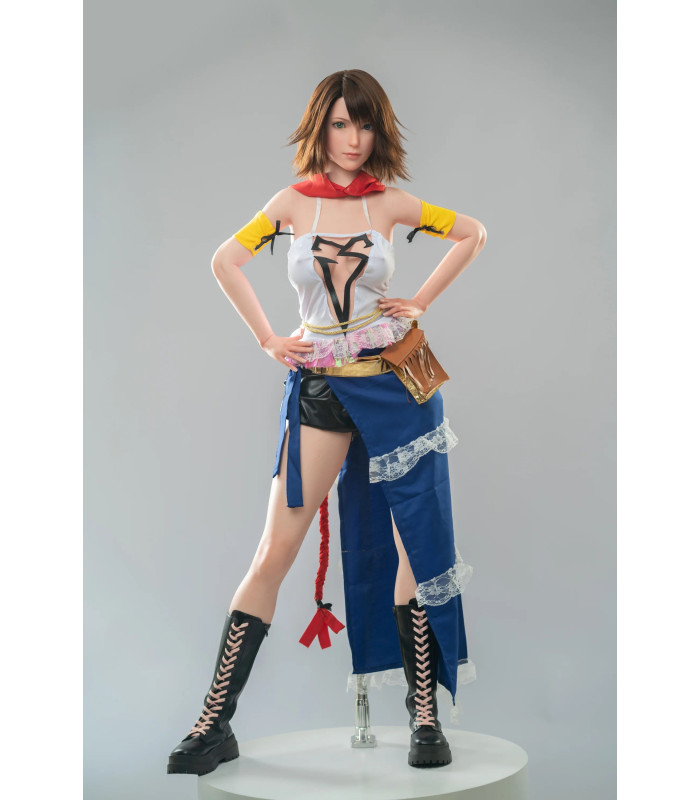 Game Lady Yuna's gunner Outfit und Schuhe