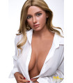 Irontech Hybrid Sex Doll Luna with Silicone Head and TPE Body 164 cm