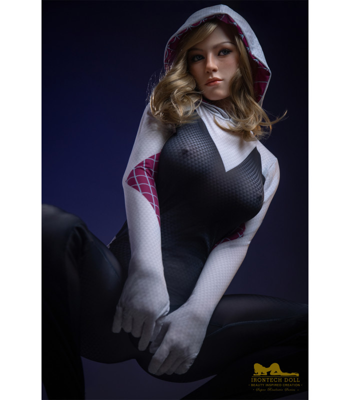 Irontech 167cm Full Silicone Spider Gwen Sex Doll - S38 Model