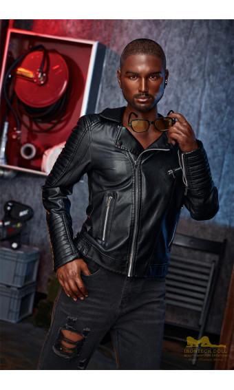 Irontech Male Full silicone Doll M1 Kevin Ebony 170 cm