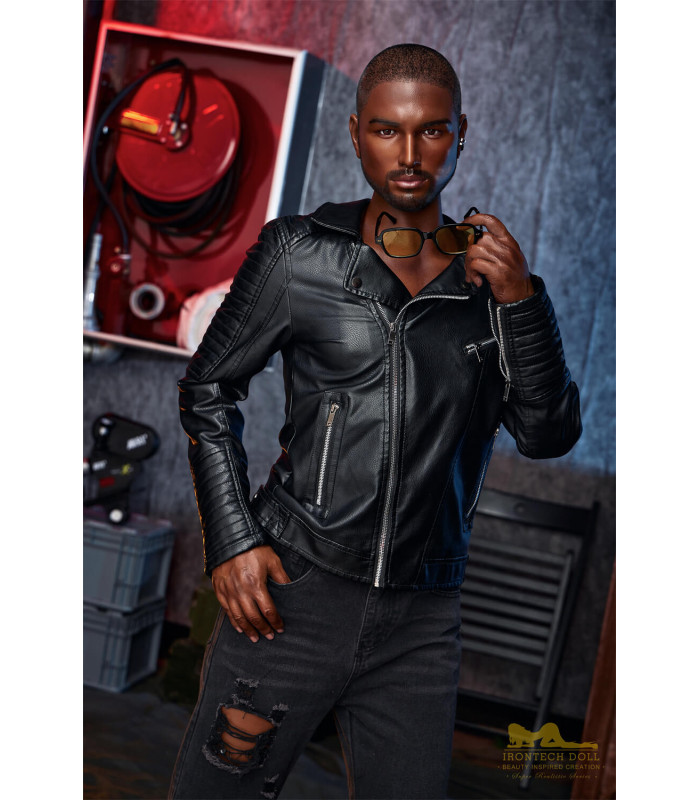 Irontech M1 Kevin - 170cm Ebony Full Silicone Male Doll