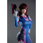 Game Lady Full Silicone Doll D.Va 167 cm - Overwatch
