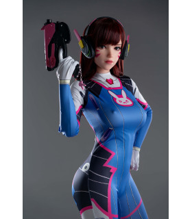 Game Lady Full Silicone Doll D.Va 167 cm - Overwatch