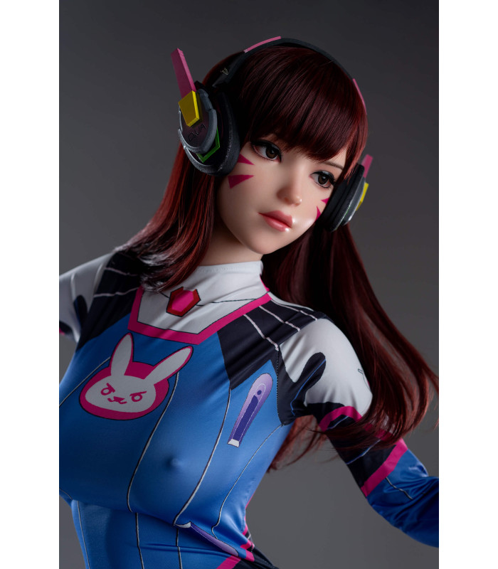 Game Lady Full Silicone Doll D.Va 167 cm - Individuell konfigurierbar
