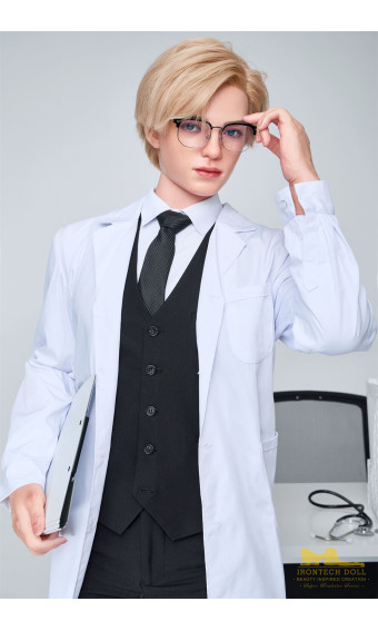 Irontech Male Full silicone Doll M9 Arzt Lucas 170 cm