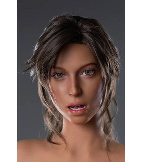 Gamelady Head Lara: Moveable Jaw Silicone for Realistic Experience