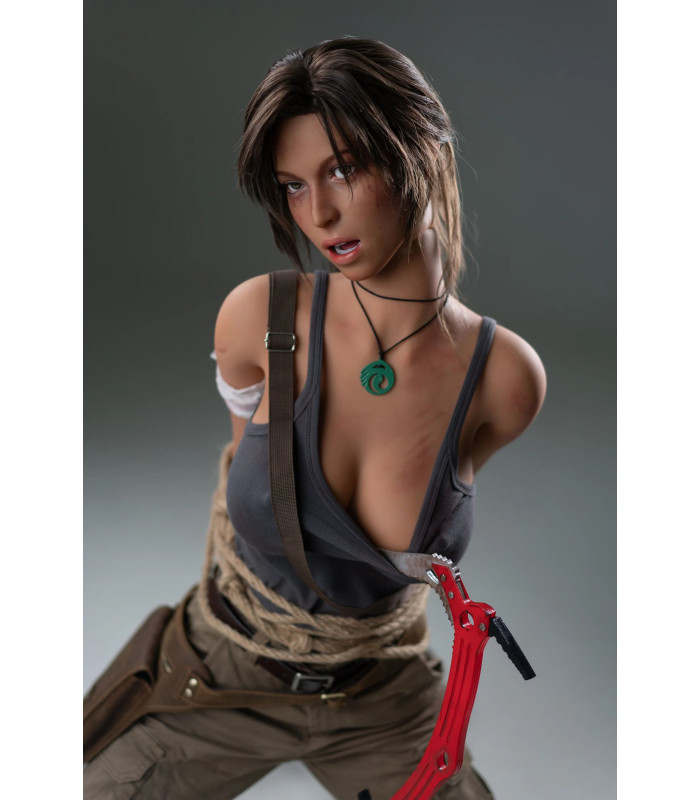 Game Lady Full Silicone Doll Lara 166 cm Jetzt auf Lager! - Bewegliche Kiefer Version