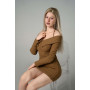 Zelex Full Silicone Doll Evelina 175 cm - Bewegliche Kiefer Version