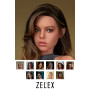 Zelex Silikon SLE Dolls Kopf mit beweglichen Kiefer und Oral Funktion - princessdolls.ch