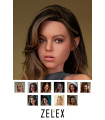 Zelex Silicone SLE Doll Head with Movable Jaw and Oral Function