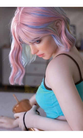 Irontech Doll flachbrüstige Sex-Puppe aus TPE, Caro 162 cm