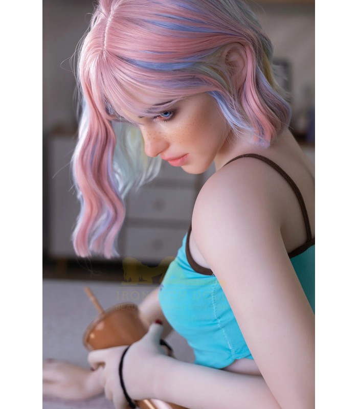 Irontech Doll flachbrüstige Sex-Puppe aus TPE, Caro 162 cm - Individuell konfigurierbar