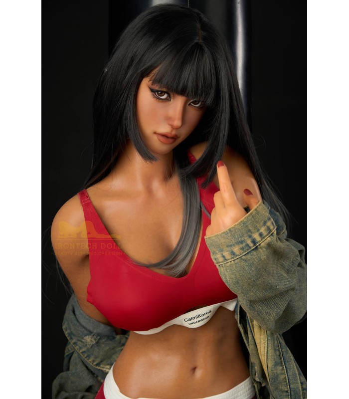 Irontech 161cm S14 Dark Tanned Miku - Athletic Fitness Doll