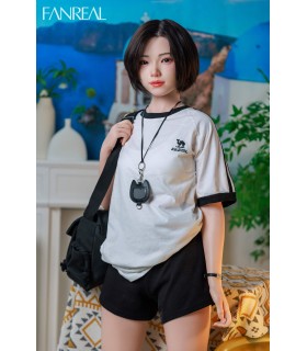 Fanreal Full Silicone Sex Doll Molly Student ROS 153cm B-cup