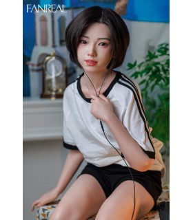 Fanreal Full Silicone Sex Doll Molly Student ROS 153cm B-cup