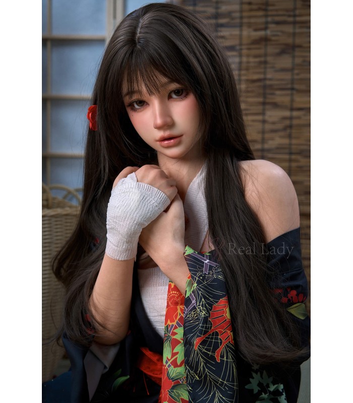 Real Lady Vollsilikon Japanische Sexpuppe Evie Silky Cream 150 cm