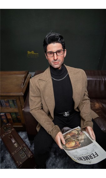 Irontech Männliche Vollsilikonpuppe George M3 176 cm