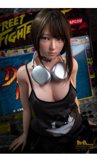 Irontech Full Silicone Doll Gamer Suzume 148 cm Plus C-Cup