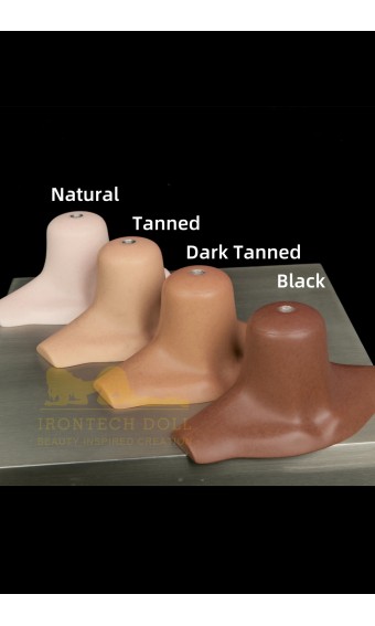 Irontech M16 Silicone Doll Head Stand - Realistic Shoulder Base