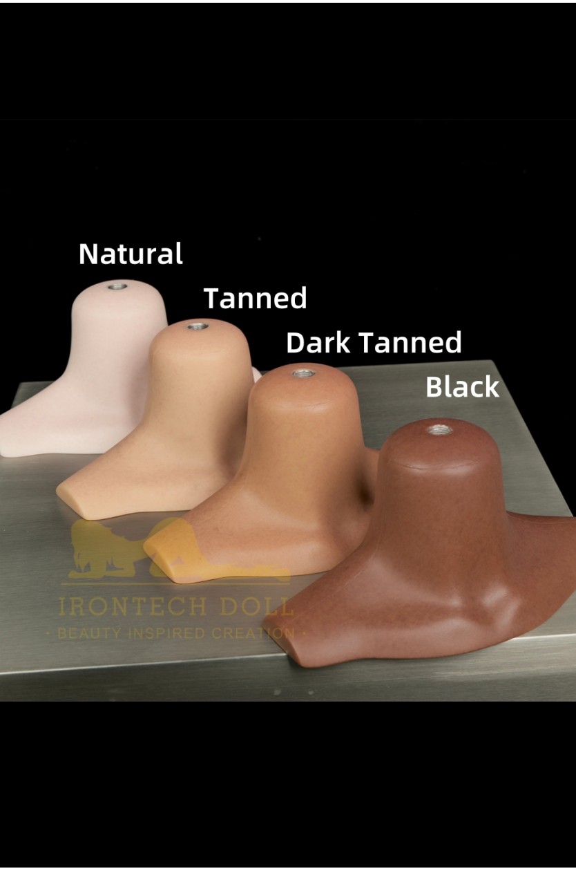 Irontech M16 Silikon Puppenkopf-Ständer - Realistischer Schulter-Torso