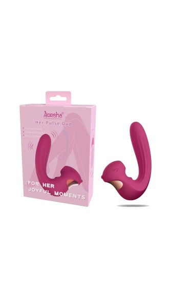 h2Aiersha Her Pulse Duo Vibrator - Dual-Action Saug- und Vibrationsgerät/h2
pErleben Sie unvergleichliches Vergnügen mit dem Ai