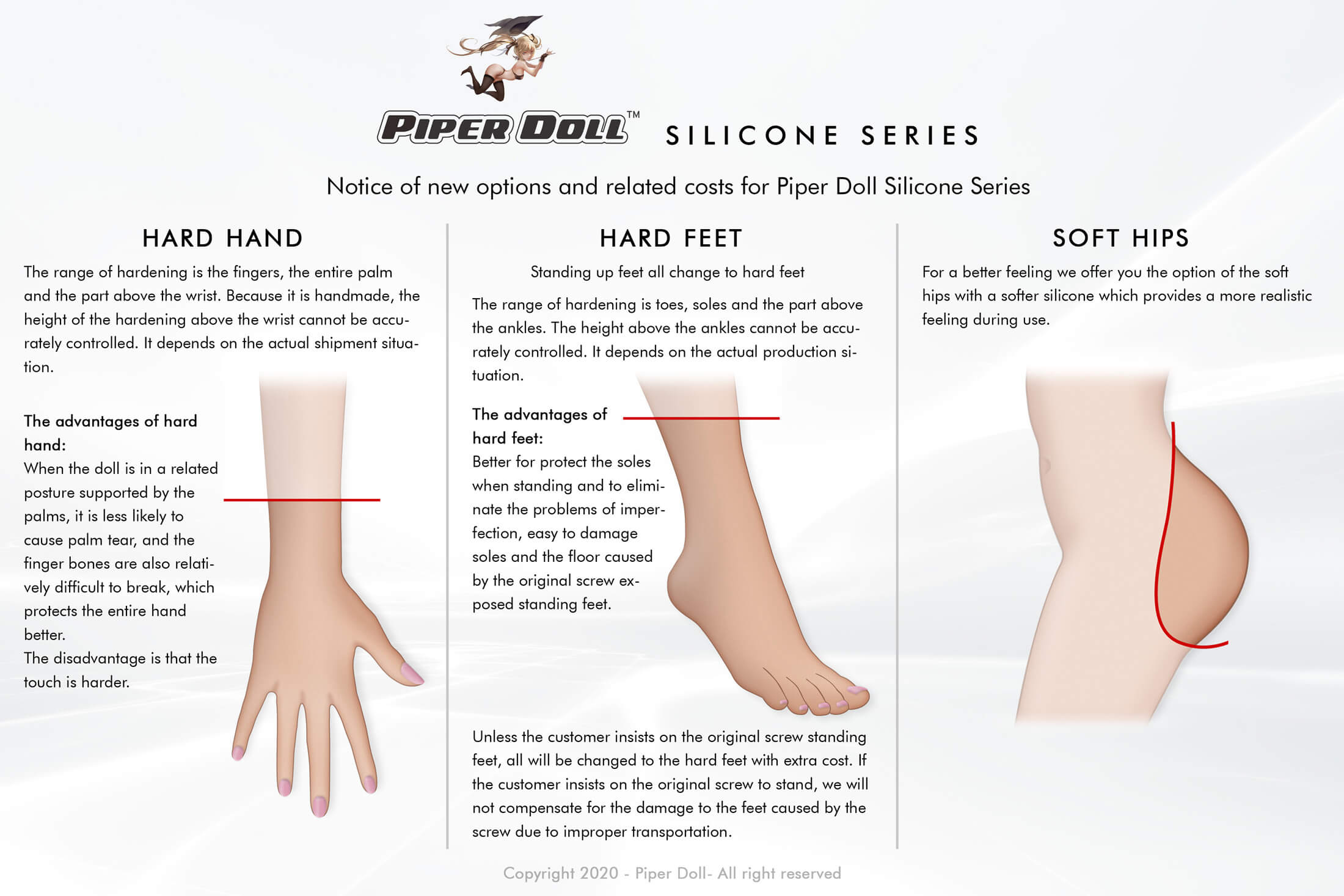 piper Doll Silicone Series Info