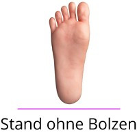 Stand ohne Bolzen