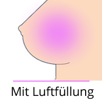 Mit luftgefüllten Hohlraum