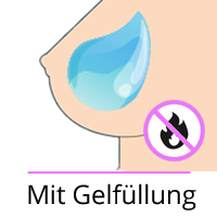 Mit Gelfüllung